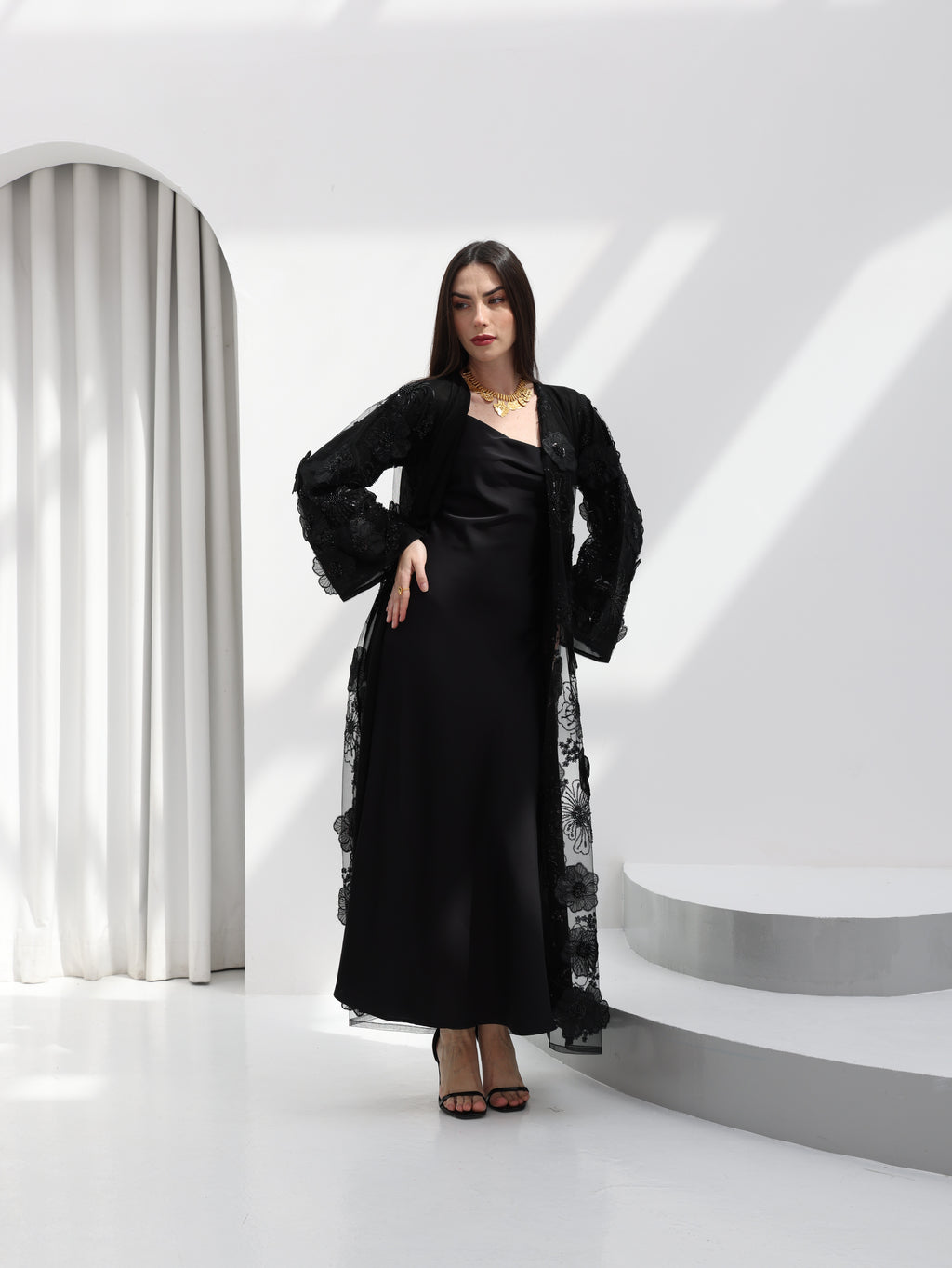 Flowers Garden Abaya