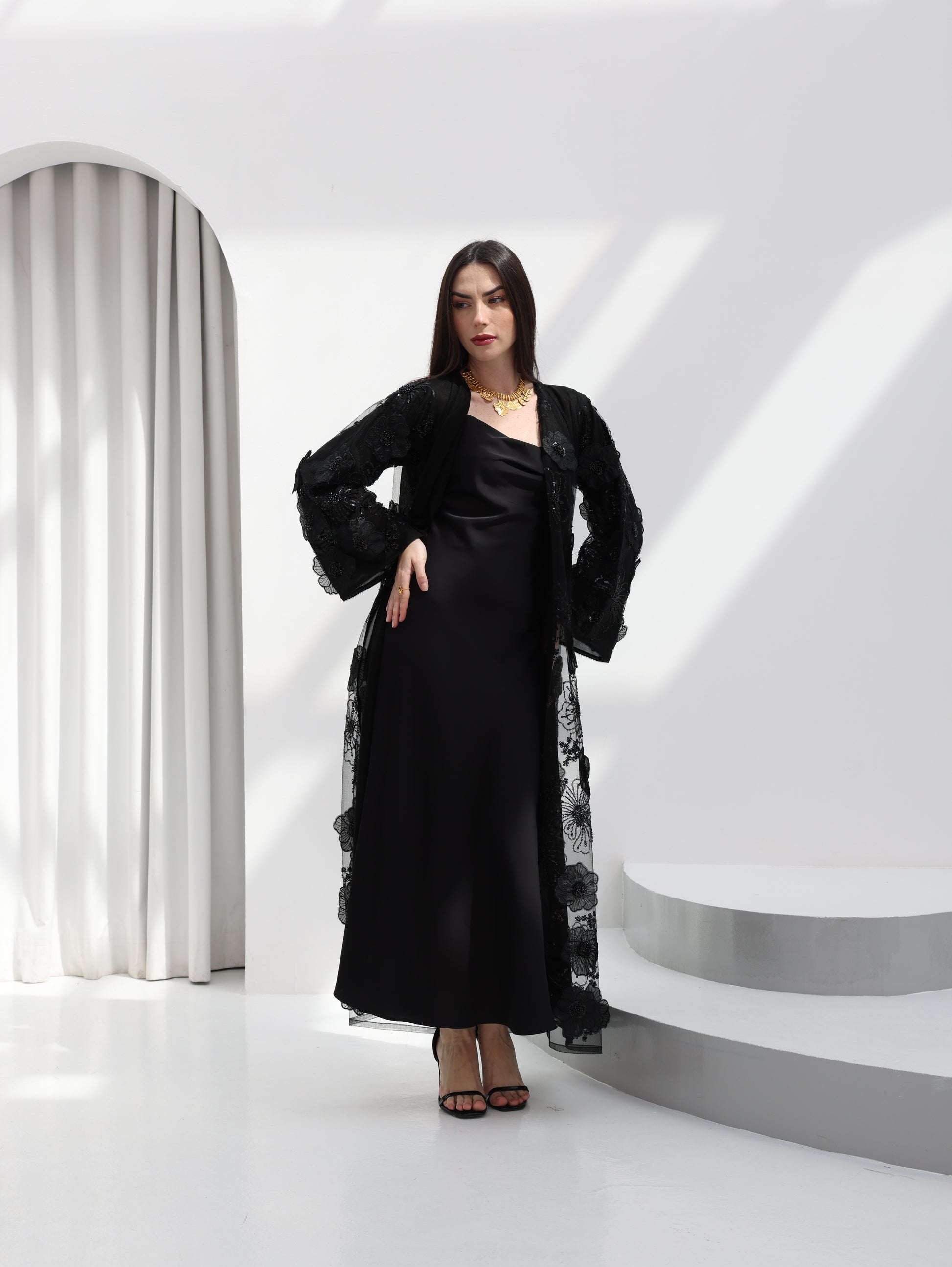 Flowers Garden Abaya