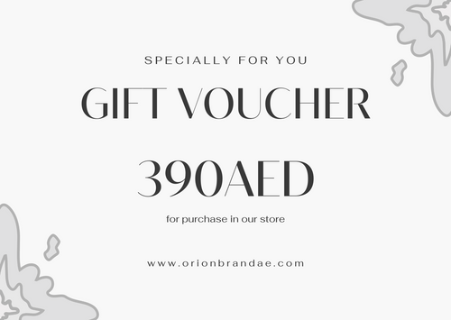 Gift voucher for 390AED 